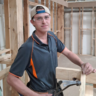 Skillinvest Building & Construction student Robert Parr.
